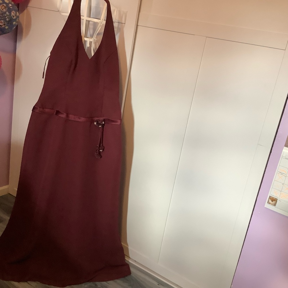 Bridesmaids dresses Raylia Designs Bridesmaid Dress Size color wine size 20